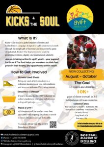 Kicks 4 The Soul (August – October)