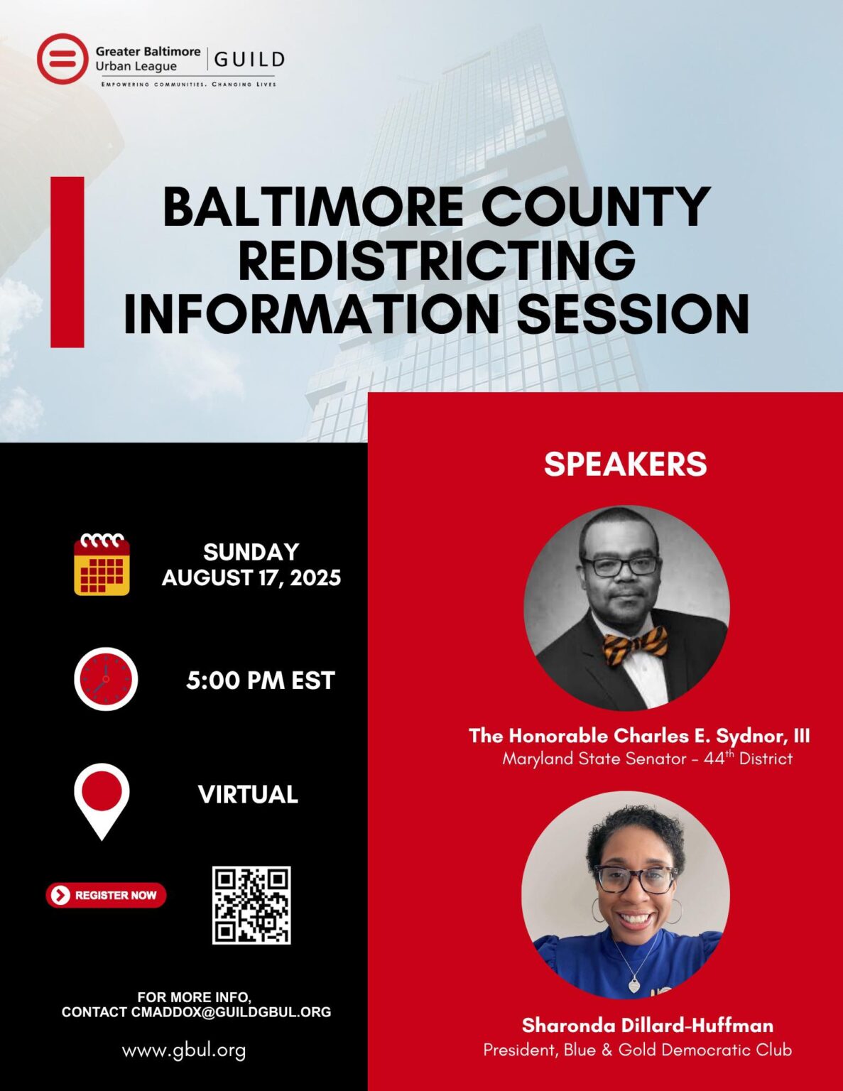 GBUL: Upcoming Virtual Event: Baltimore County Redistricting, Aug. 17th GBUL: Upcoming Virtual Event: Baltimore County Redistricting, Aug. 17th