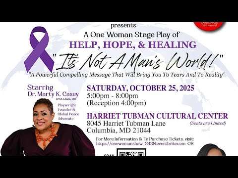 “It’s Not A Man’s World!” on the Emmy-nominated Doni Glover Show “It’s Not A Man’s World!” on the Emmy-nominated Doni Glover Show