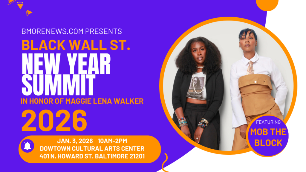 Black Wall Street SUMMIT 2026: Honoring Maggie Lena Walker ft. Mob The Block! Jan. 3rd Black Wall Street SUMMIT 2026: Honoring Maggie Lena Walker ft. Mob The Block! Jan. 3rd