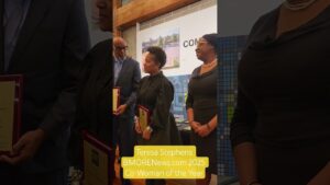 Teresa Stephens recognized as the BMORENews 2025 Co-Woman of the Year #bmorenews