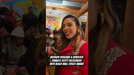 Danielle Scott, Entrepreneur and Advocate, recognized with Black Wall Street Award