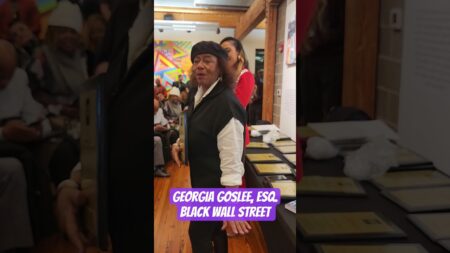 The Incomparable Georgia Goslee, Esq. Honored at BMORENews 23rd Anniversary #blackwallstreet The Incomparable Georgia Goslee, Esq. Honored at BMORENews 23rd Anniversary #blackwallstreet