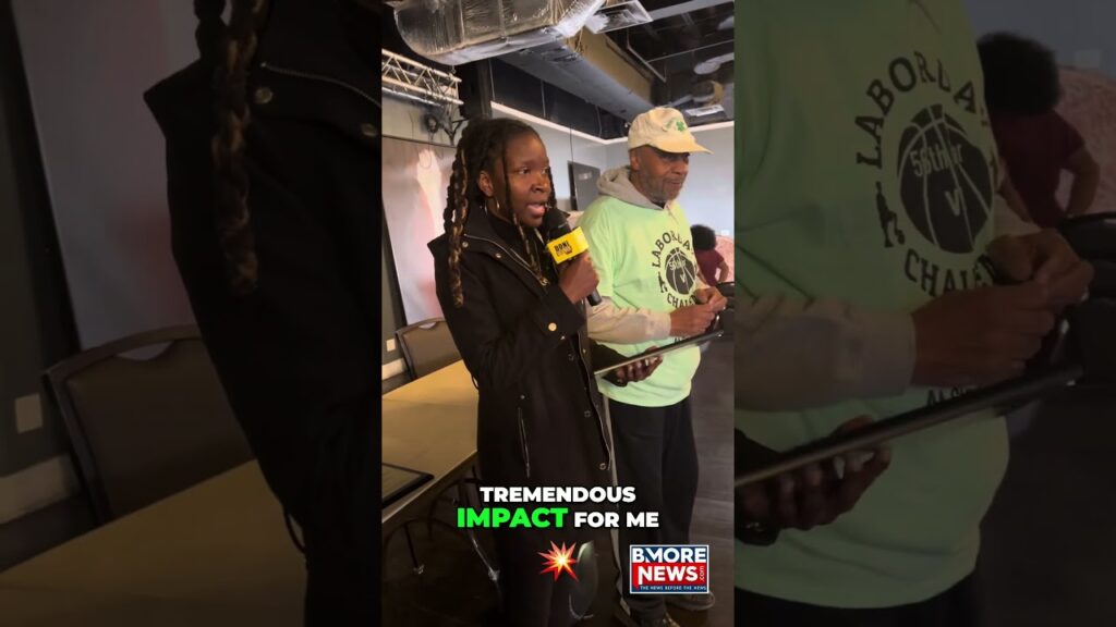 Tiny Adams Presents Award to Dr. Warren Hayman #bmorenews Tiny Adams Presents Award to Dr. Warren Hayman #bmorenews