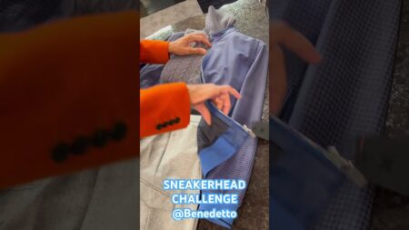 Benedetto was asked to hookup these powder blue Airs.