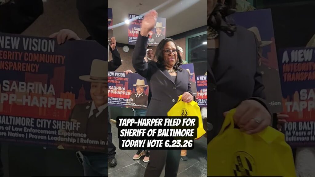 A new Sheriff is coming, especially if you vote Tapp-Harper on 6.23.26 #Sheriff #baltimore #vote A new Sheriff is coming, especially if you vote Tapp-Harper on 6.23.26 #Sheriff #baltimore #vote