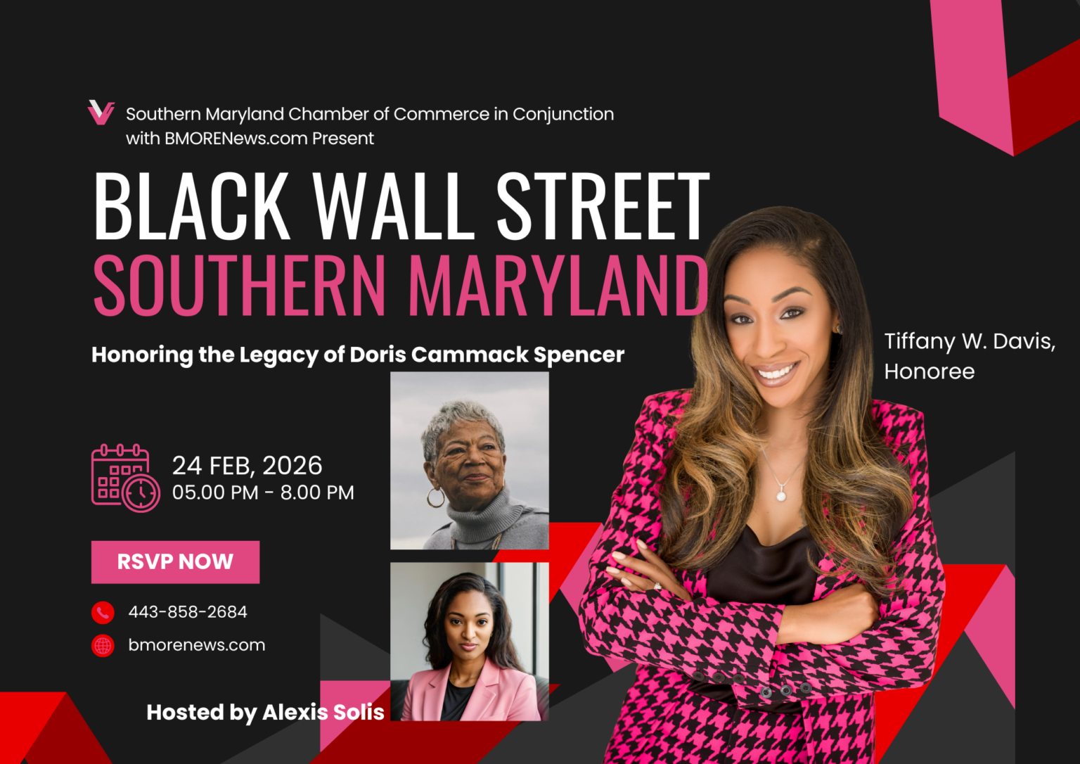 2026 Joe Manns Black Wall Street Awards Headed to Southern Maryland — Honoring the Legacy of Doris Cammack Spencer