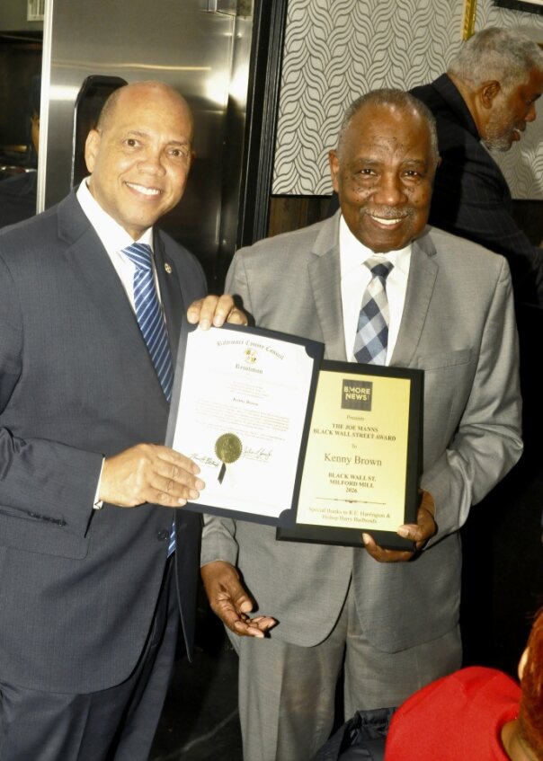 Councilman Julian Jones and politico Kenny Brown