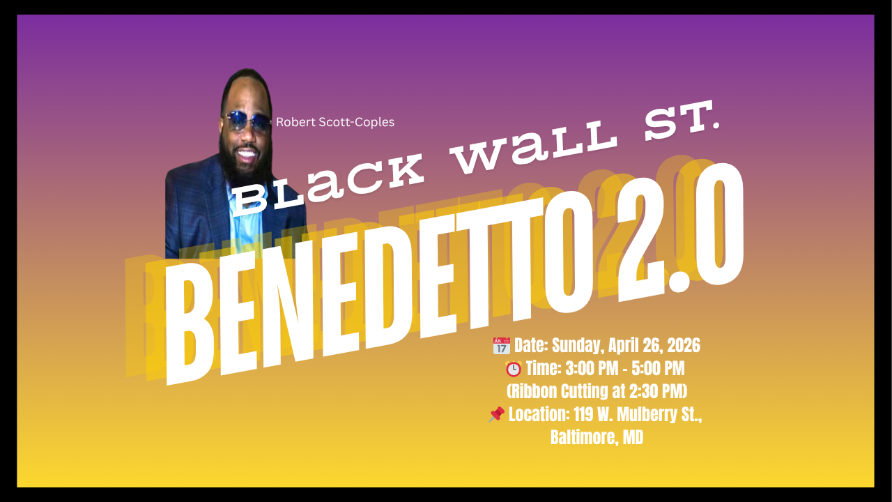 Robert Scott-Coples Is Building More Than a Business — He’s Building Baltimore