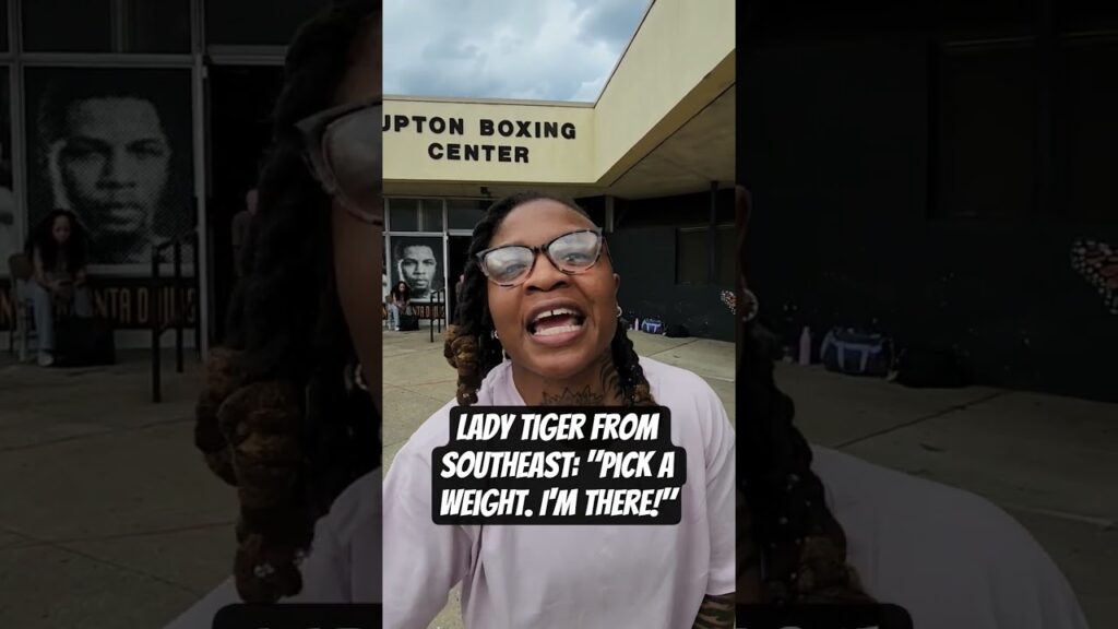 Lady Tiger said, “Pick a weight!” #boxing