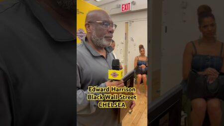 Edward Harrison recognized at Black Wall Street CHELSEA NYC
