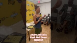 Ambre Anderson honored at Black Wall Street CHELSEA. Now a filmmaker.