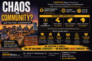 CHAOS OR COMMUNITY? Our Political Conversation at the Thurgood Marshall Amenity Center