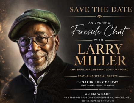 An Evening Fireside Chat with Larry Miller, Former CEO of Jordan Brand Save the Date & Sponsorship Opportunity