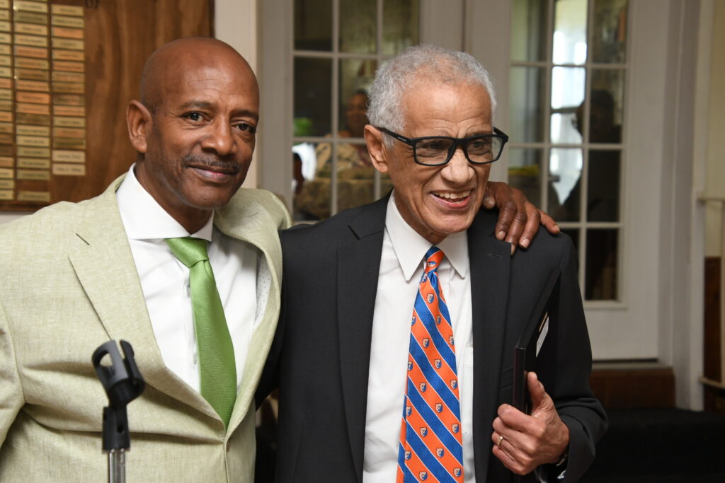 Doni Glover and Dr. Freddie Oliver. Photo by Lafon Porter.