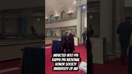 Phi Kappa Phi National Honor Society at the University of Maryland