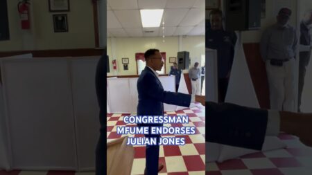 Congressman Kweisi Mfume endorsed Julian Jones for Baltimore County Executive