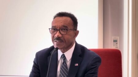 Congressman Kweisi Mfume at SEIU Forum