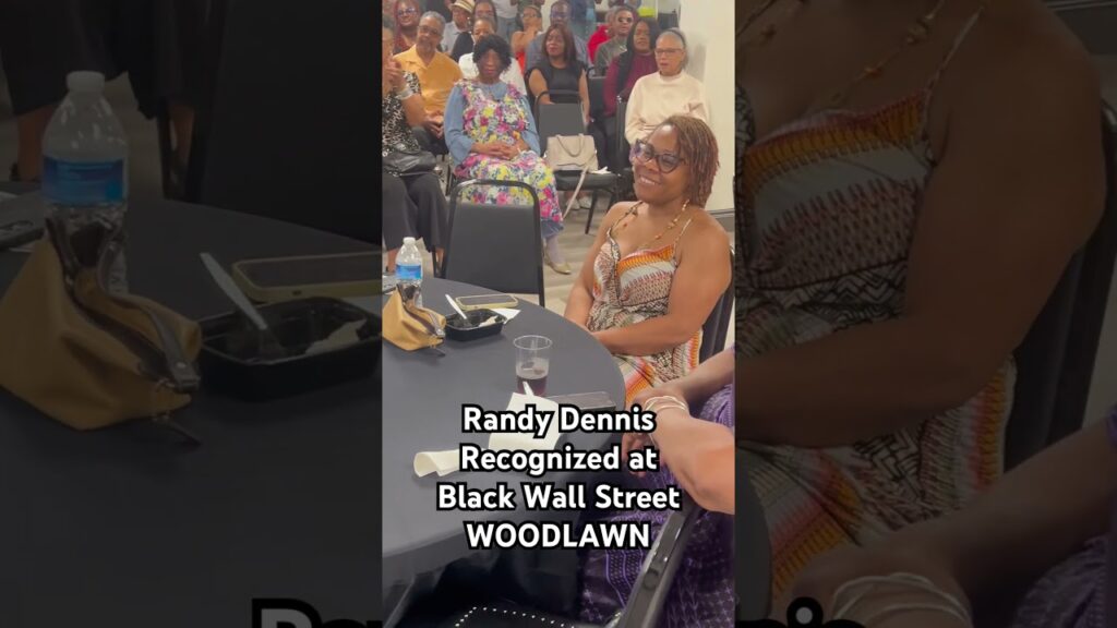 Randy Dennis Recognized at Black Wall Street WOODLAWN