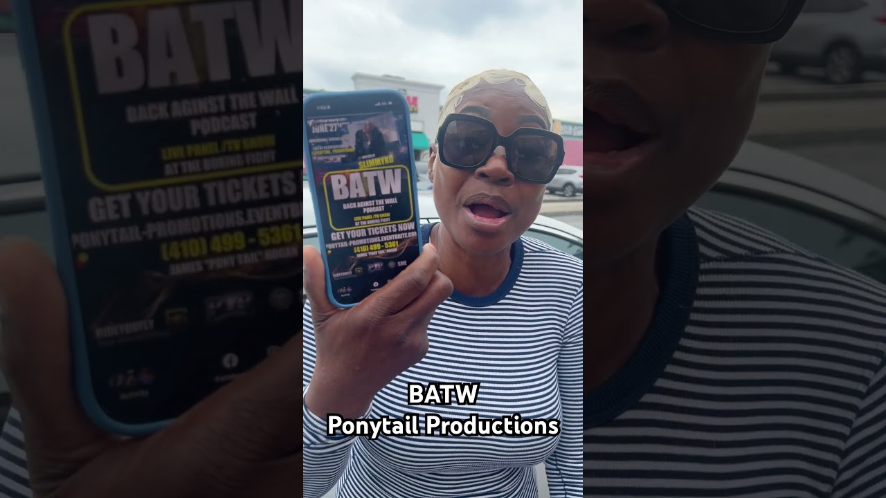 Tonite! Patapsco. Ponytail Productions. Slimmyko. Young Goldie. Wsup #bmorenews