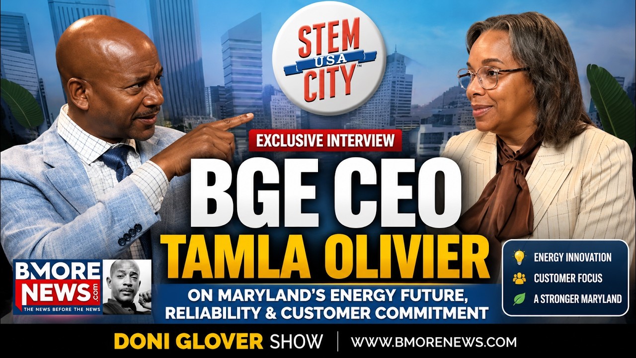 BGE CEO Tamla Olivier on Maryland’s Energy Future, Customer Costs & Baltimore | Doni Glover Show
