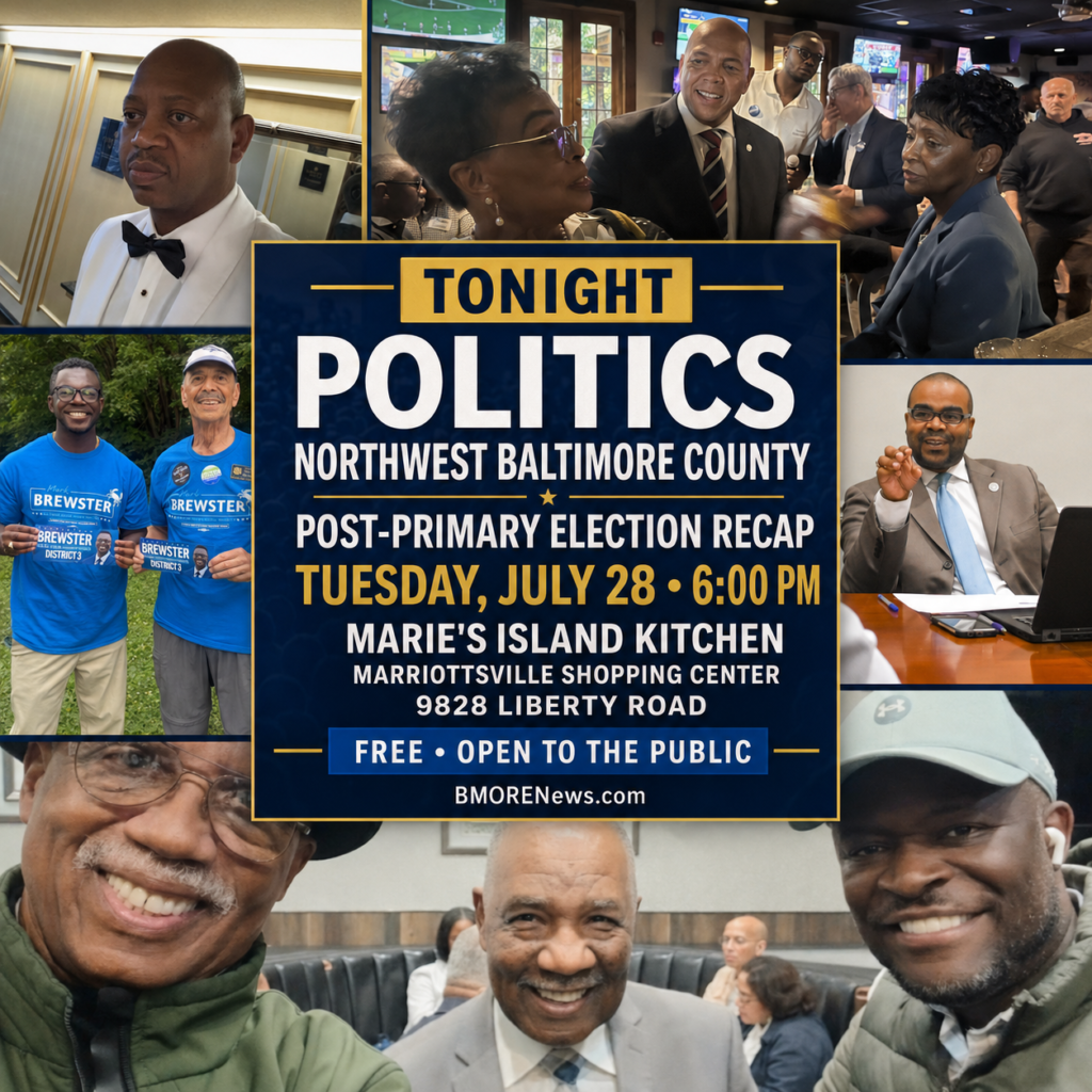 Northwest Baltimore County Post-Primary Election Recap Set for Tonight