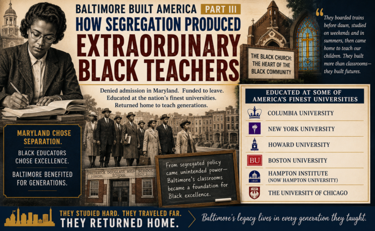 Baltimore Built America, Part III: How Segregation Created One of America’s Best-Educated Black Teaching Corps Baltimore Built America, Part III: How Segregation Created One of America’s Best-Educated Black Teaching Corps