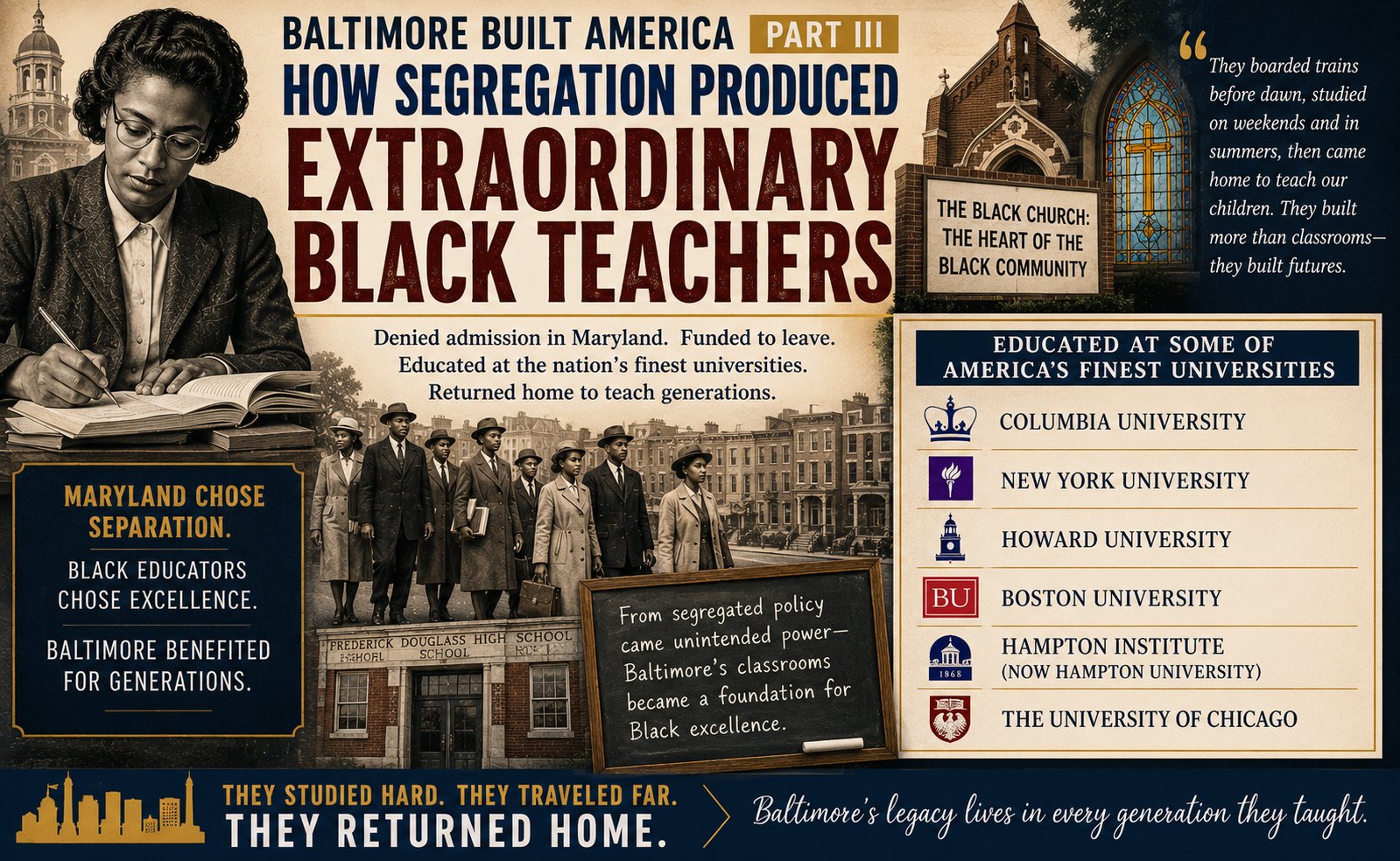 Baltimore Built America, Part III: How Segregation Created One of America’s Best-Educated Black Teaching Corps