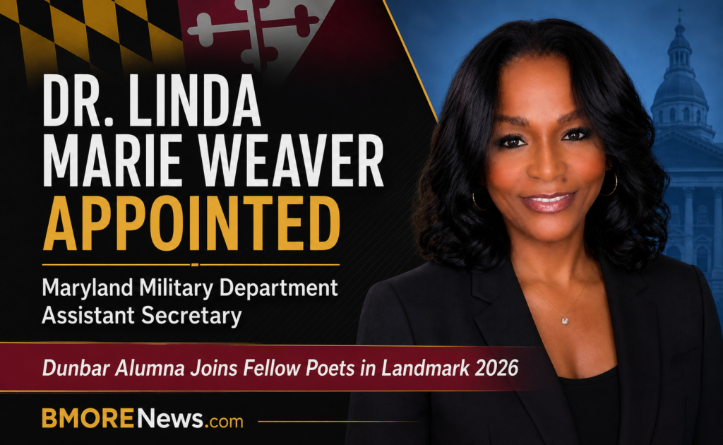 Dr. Linda Marie Weaver Appointed Maryland Military Department Assistant Secretary; Dunbar Alumna Joins Fellow Poets in Landmark 2026
