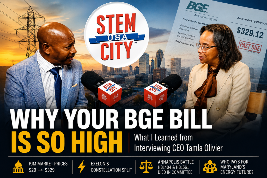 Why Are Maryland Electric Bills So High? What I Learned from Interviewing BGE CEO Tamla Olivier