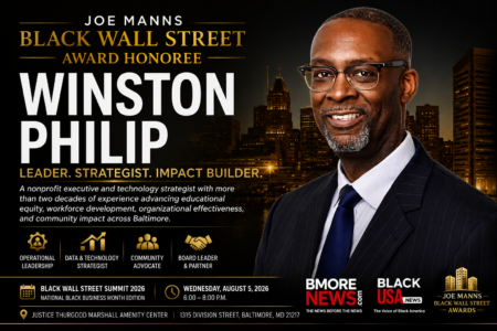 Joe Manns Black Wall Street Award to Honor Winston Philip for Leadership, Innovation, and Community Impact