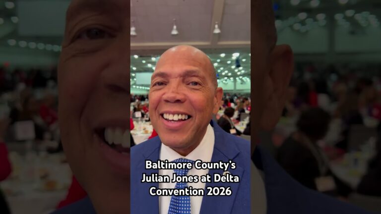Soon to be Baltimore County Executive JulianJones at Delta Convention