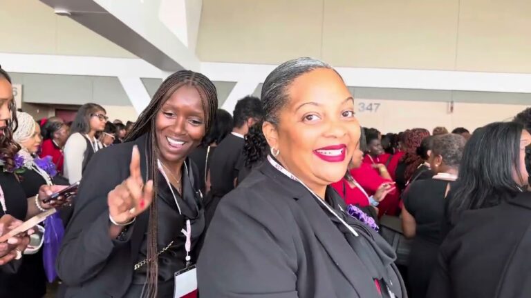The Deltas Descend on Downtown Baltimore