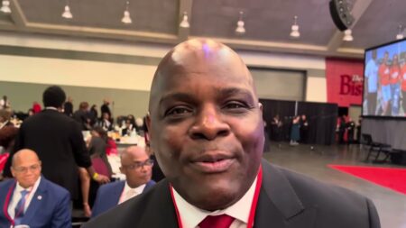 Dr. Jermaine Dawson, BCPS’ New CEO, at Delta Convention in Baltimore