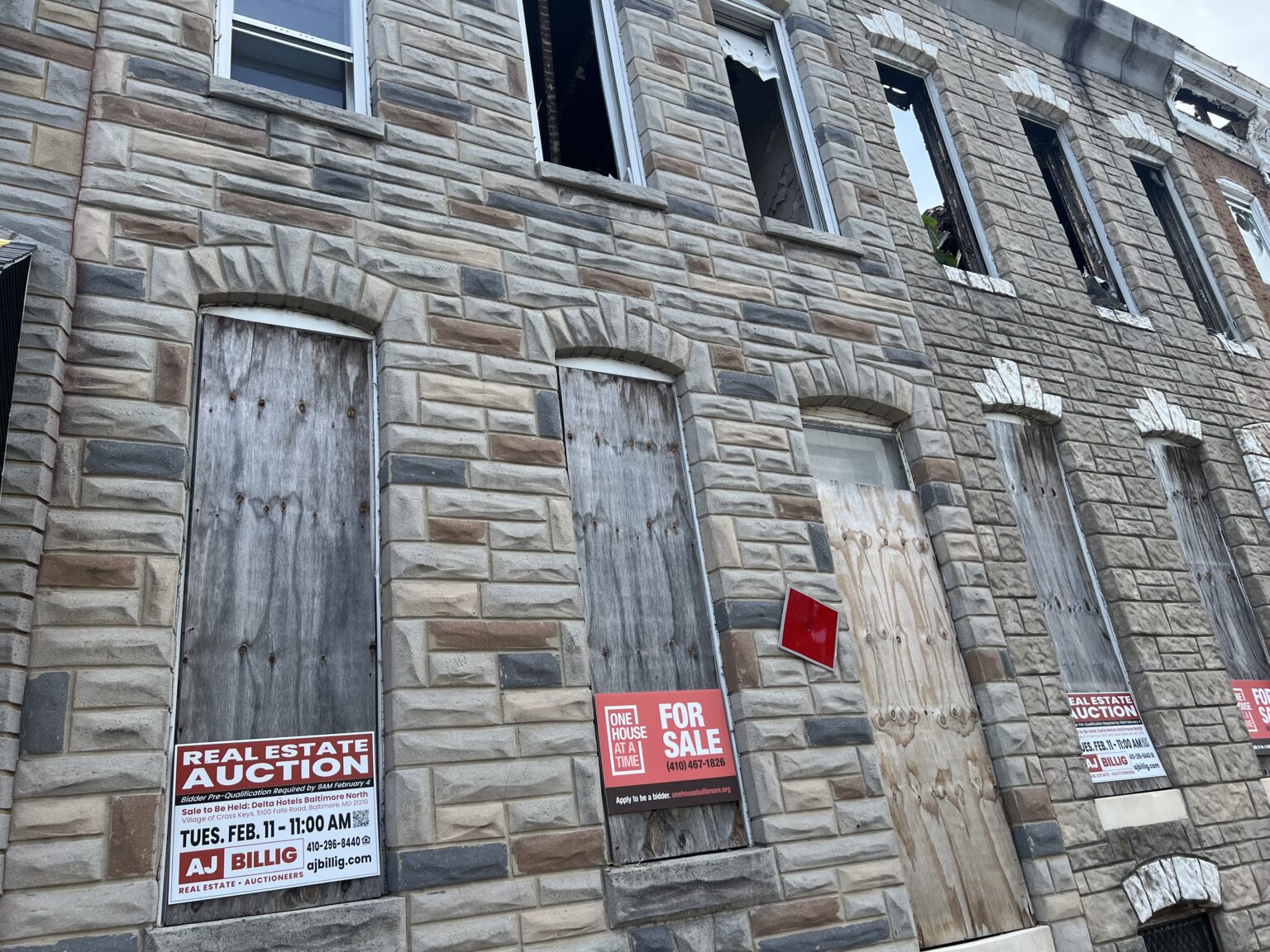Slow progress on vacants once auctioned