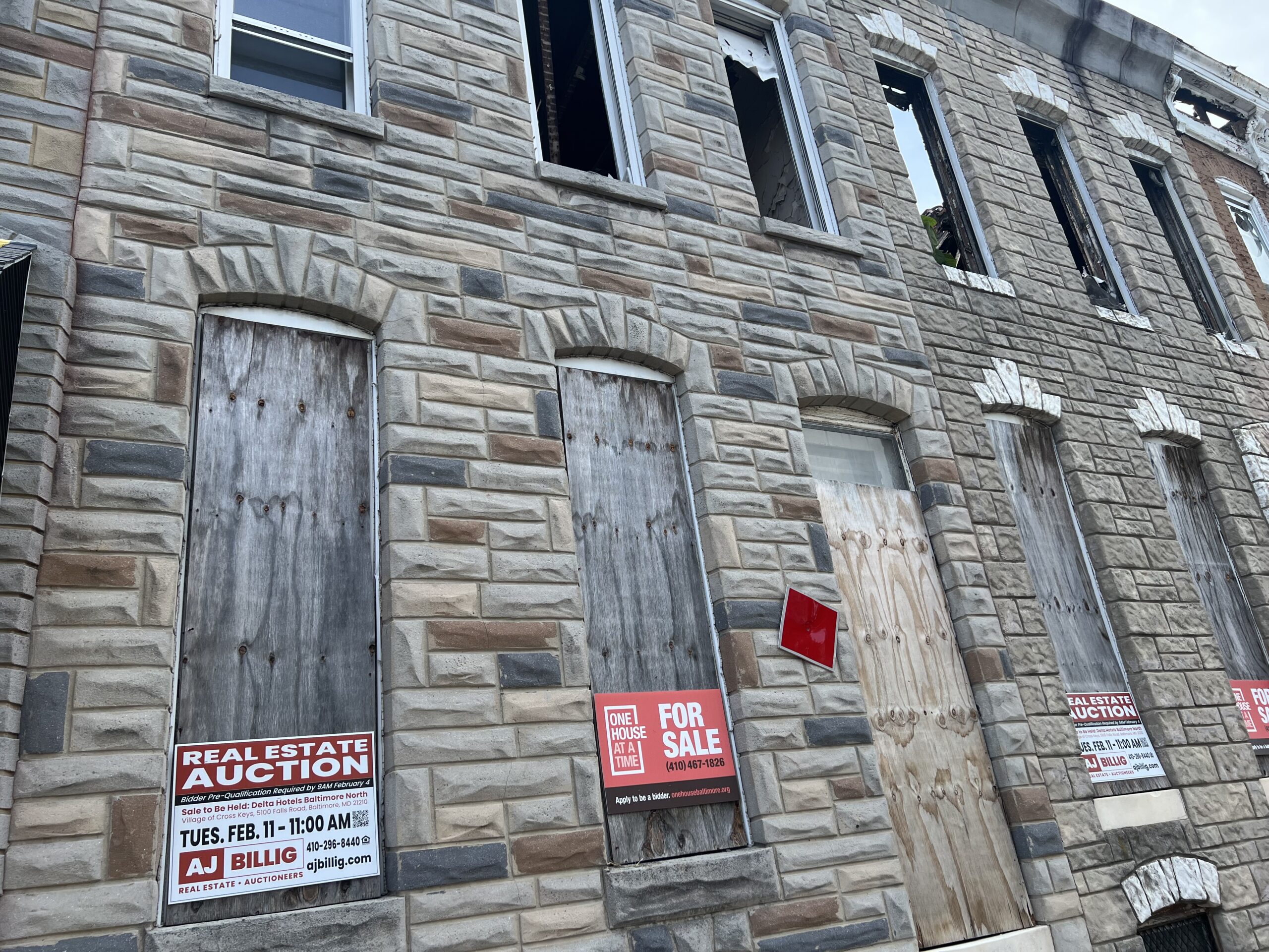 Slow progress on vacants once auctioned