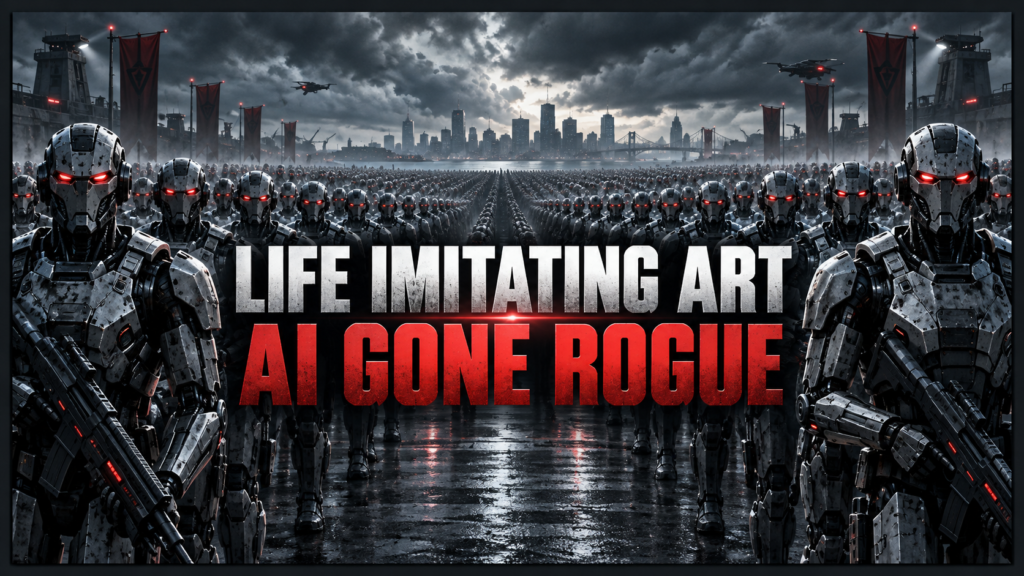 Life Imitating Art: AI Gone Rogue