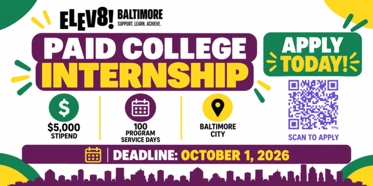 Elev8 Baltimore Seeks the Next Generation of Youth Development Leaders
