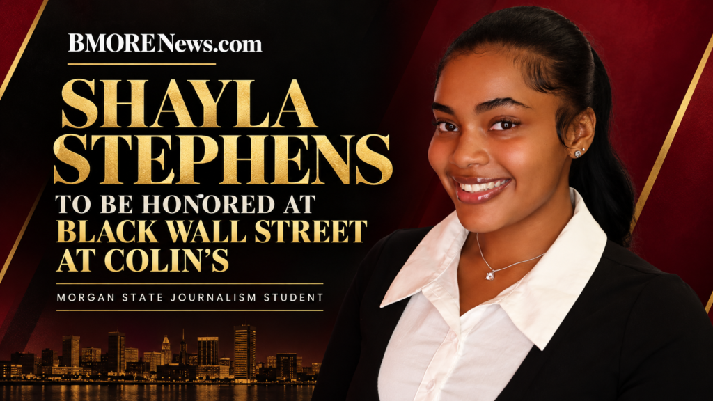 Morgan State Journalism Student Shayla Stephens to Be Honored at Black Wall Street at Colin’s