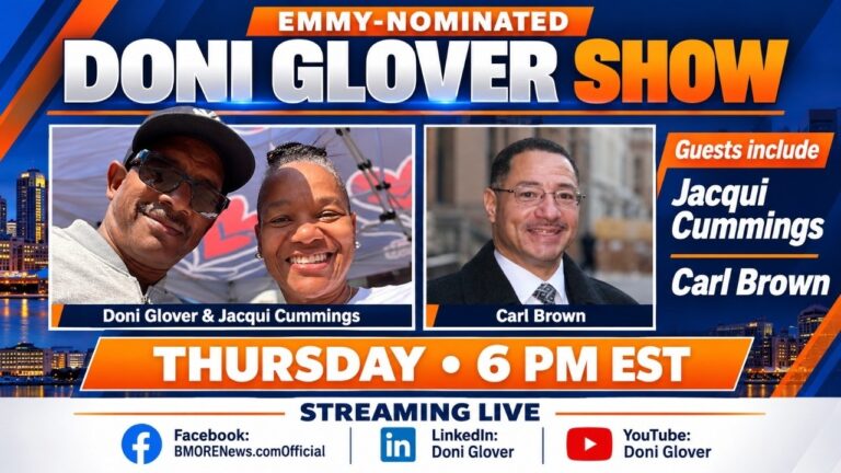 Emmy-nominated Doni Glover Show with Jacqui Cummings and Carl Brown